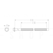 Actual drawing of measurements of bolts