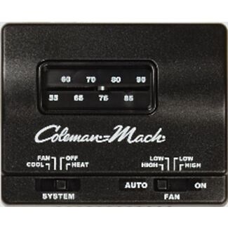 7330-3861 | Coleman-Mach 12V Wall Thermostat | Black