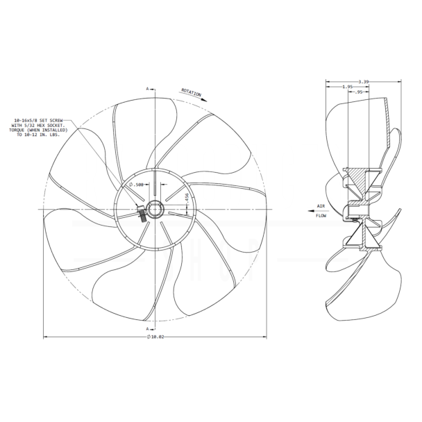 1472C5051 | Mach 10 Condenser Fan Blade