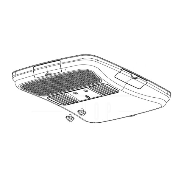 3314853.000 | Dometic Non-Ducted Ceiling Assembly | Polar White