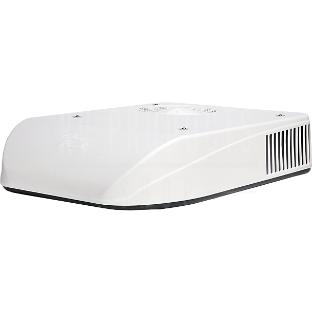 Coleman-Mach 8 Textured White Unit Top-Front Angle View.