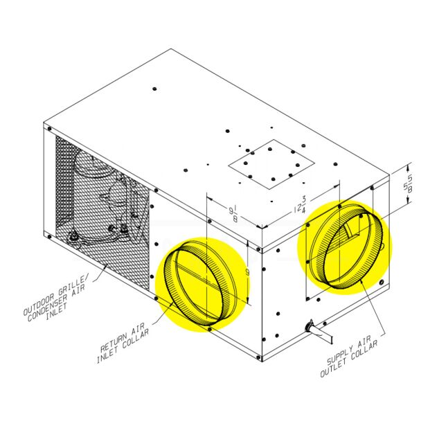 Park Pac Duct Collar, 6633-6151